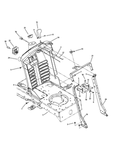 Part Location Diagram of 931-06553 MTD Panel-dash